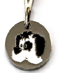 dog keyring small